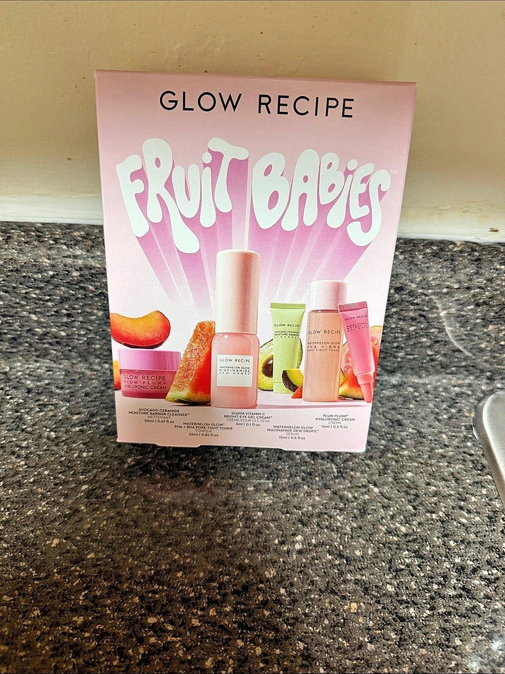 Glow Recipe Fruit Babies Bestsellers Kit Skincare Set Pink NWT